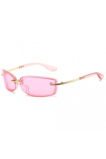 Femmes Couleur Bonbon Lunettes De Soleil Nuances UV400 Tendance Sports De Plein Air Miroir Lunettes Rétro Hommes Lunettes De 