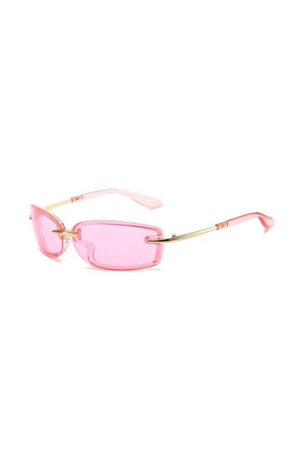 Femmes Couleur Bonbon Lunettes De Soleil Nuances UV400 Tendance Sports De Plein Air Miroir Lunettes Rétro Hommes Lunettes De 