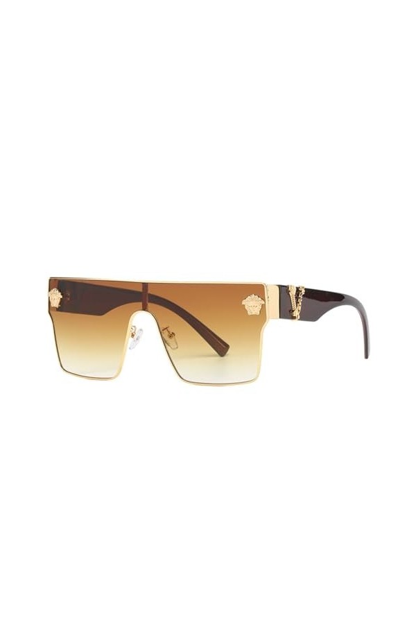 RUDELL Femme Soleil Lunettes Sunglasses Verres Polarisées Lunettes De Soleil Une Pièce Personality Lunettes De Soleil Homme E