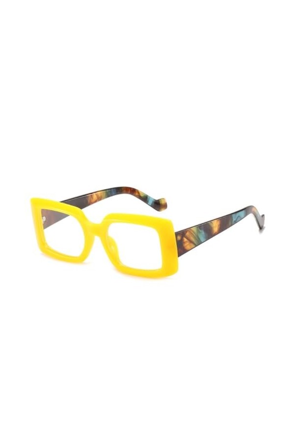 HCHES Petites lunettes de soleil carrées femmes femmes lunettes de soleil rectangulaires lunettes vintage hommes nuances UV40