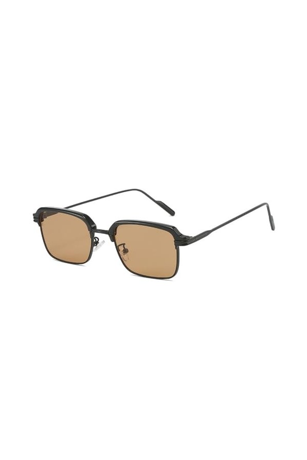 MUTYNE Lunettes de soleil carrées rétro pour femmes, verres dégradés docéan clairs, UV400, lunettes de soleil pour hommes, t