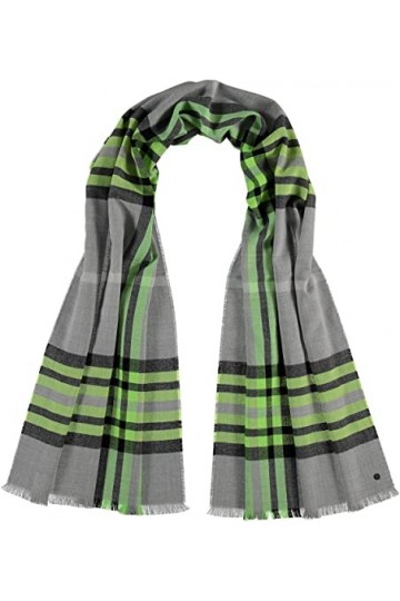 FRAAS Echarpe 60 x 200 cm - Made in Germany - Etole festive - En pur polyacrylique - Echarpe XXL à carreaux pour femmes