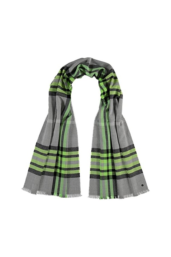 FRAAS Echarpe 60 x 200 cm - Made in Germany - Etole festive - En pur polyacrylique - Echarpe XXL à carreaux pour femmes