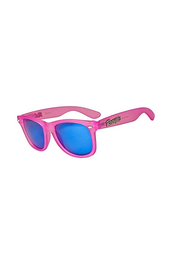 Retroxic Lunettes de soleil pour homme et femme, Rose givré