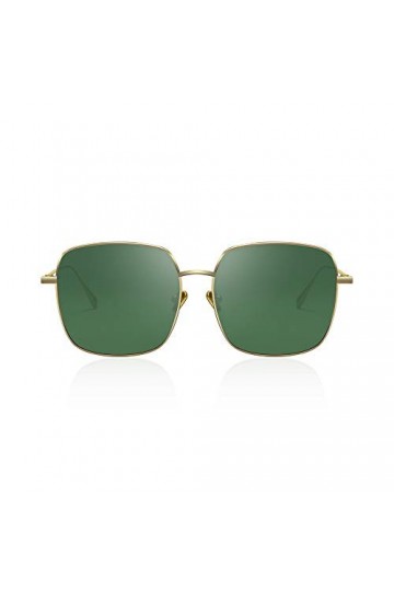 AVAWAY Femme Polarisées Lunettes de soleil UV400 Oversize Métal Cadre