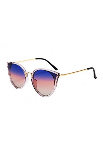 FEISEDY Lunettes de Soleil Oeil de Chat Vintage Lunettes de Soleil Polarisées Protection UV400 pour Femme B7000