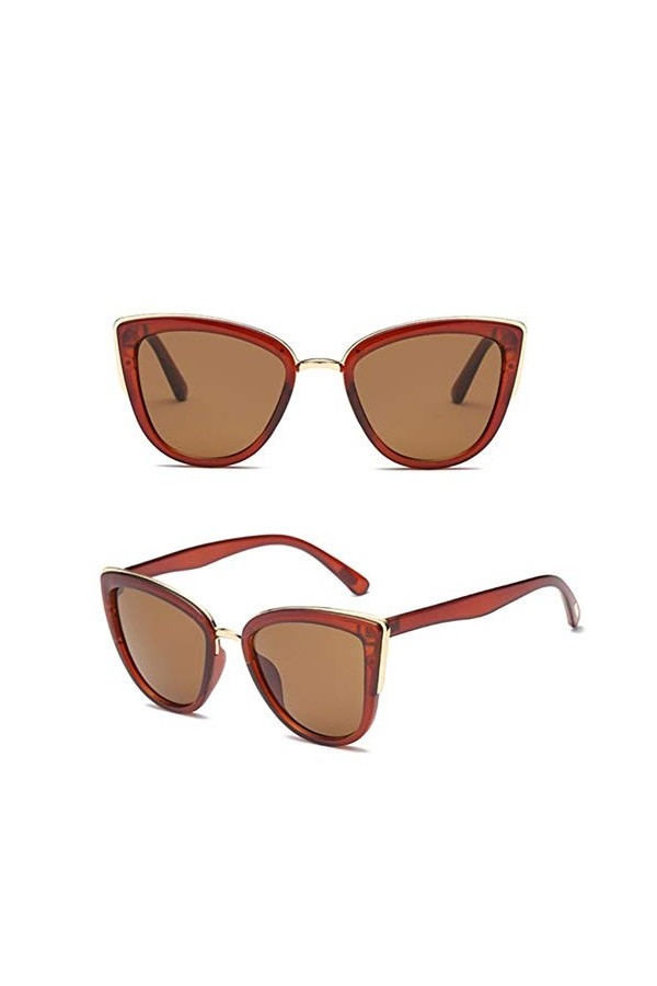 ANICHE Lunettes de soleil pour femmes, lunettes de soleil tendance 2021 pour femmes, lunettes de soleil vintage en métal, lun