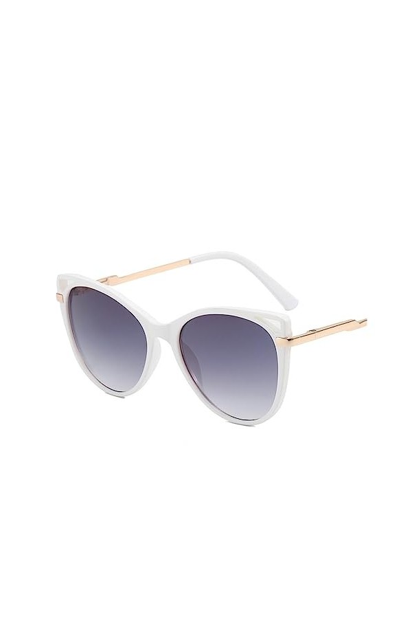 EkeNoz Mode œil de chat grand cadre femmes lunettes de soleil en plein air banlieue UV400 pilote Sport lunettes de soleil cad