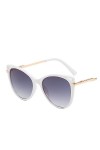 EkeNoz Mode œil de chat grand cadre femmes lunettes de soleil en plein air banlieue UV400 pilote Sport lunettes de soleil cad