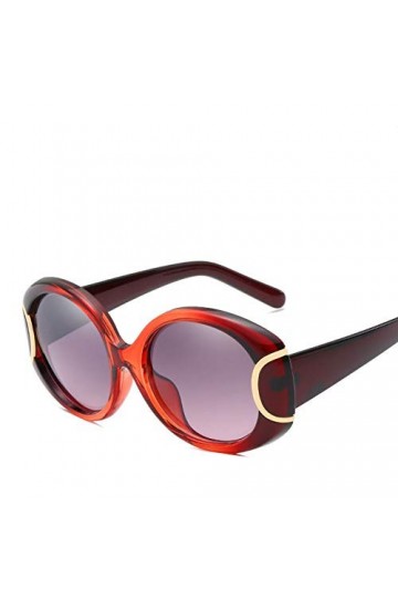 YIERJIU Lunettes Lunettes de Soleil ovales Femmes/Hommes Lunettes de Soleil de Marque pour Femmes Conduite en Plein air Voyag