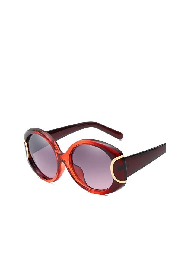 YIERJIU Lunettes Lunettes de Soleil ovales Femmes/Hommes Lunettes de Soleil de Marque pour Femmes Conduite en Plein air Voyag