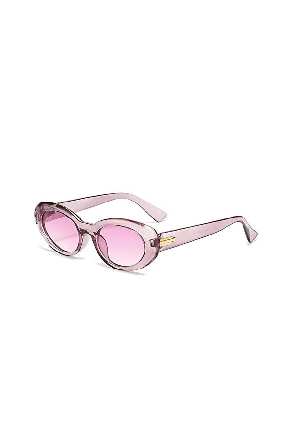 EkeNoz Lunettes de soleil rétro ovales à petite monture for femmes, UV400h, for la plage, la conduite, les déplacements, les