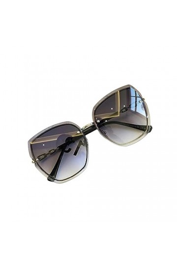 NOGRAX Lunettes De Soleil Carrées Rétro Lunettes De Soleil Carrées Sans Monture Pour Femmes Lunettes De Soleil Nuances Vintag