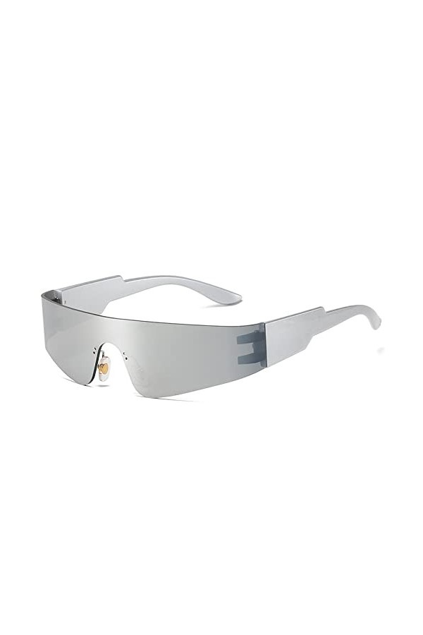 RUDELL Hommes Soleil Lunettes Sunglasses Verres Polarisées Lunettes De Soleil Sans Monture Lunettes De Soleil De Sport Monoli
