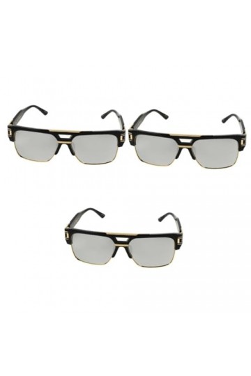 CALLARON 3Pcs Lunettes De Soleil Pour Hommes Lunettes De Soleil Carrées Surdimensionnées Lunettes De Soleil Polarisées Pour F