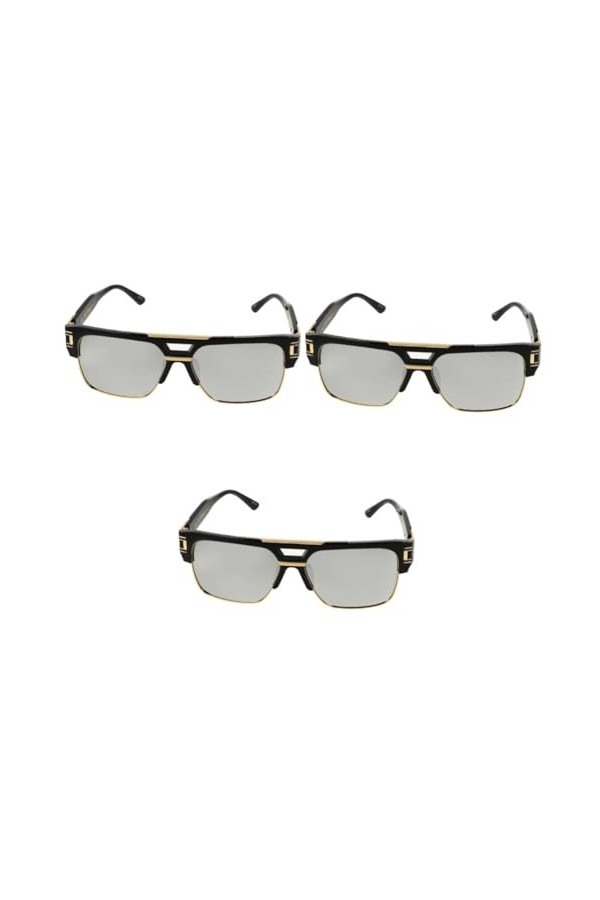 CALLARON 3Pcs Lunettes De Soleil Pour Hommes Lunettes De Soleil Carrées Surdimensionnées Lunettes De Soleil Polarisées Pour F