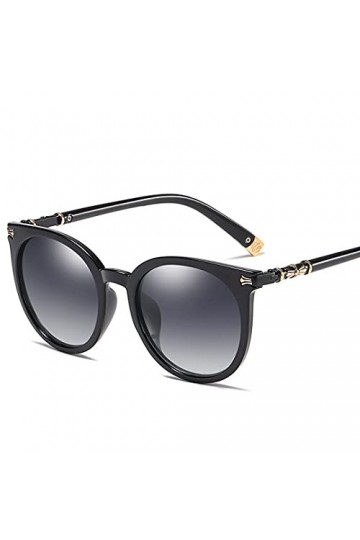 Lunettes de soleil femmes surdimensionnées crapaud dégradé lunettes de soleil UV400 protection des yeux anti-éblouissement lu