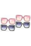 Abaodam 4 Pièces Lunettes De Photographie De Rue De Mode Lunettes De Soleil Femme Surdimensionnées Robes Dété Pour Femmes Lu