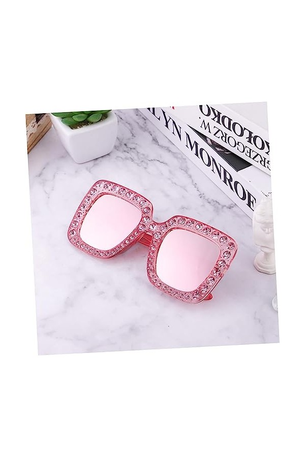 Abaodam 4 Pièces Lunettes De Photographie De Rue De Mode Lunettes De Soleil Femme Surdimensionnées Robes Dété Pour Femmes Lu