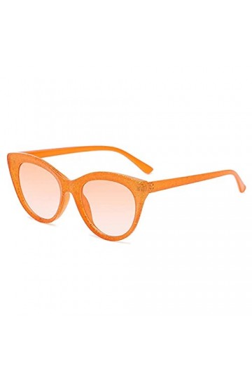 DLSM Lunettes de soleil à loeil de chat Femme Lunettes de soleil gradient Vintage mâle lunettes de soleil ovales Lunettes de