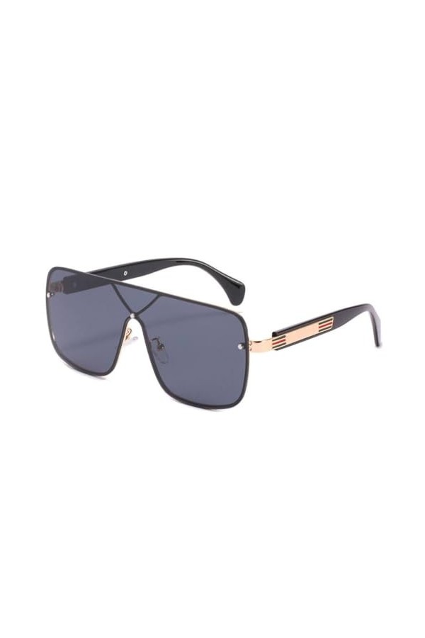 MUTYNE Lunettes de Soleil carrées surdimensionnées pour Femmes et Hommes, Lunettes de Soleil Vintage Une pièce, Lunettes de S