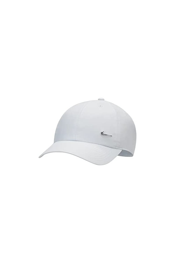 Nike Mixte U Nsw Df H86 Metal Swoosh Cap Hat, PURE PLATINUM/METALLIC SILVER, Taille unique EU