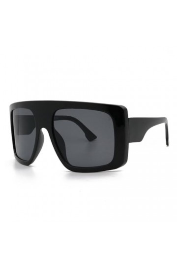 HCHES Lunettes de Soleil Carrées Vintage Femmes Lunettes de Soleil Surdimensionnées Dames Grand Cadre Nuances Roses,Noir,Tail