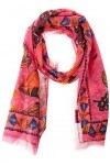 Desigual Fou_Butterfly Galactic Foulard Tendance, Rouge, Taille Unique Femme