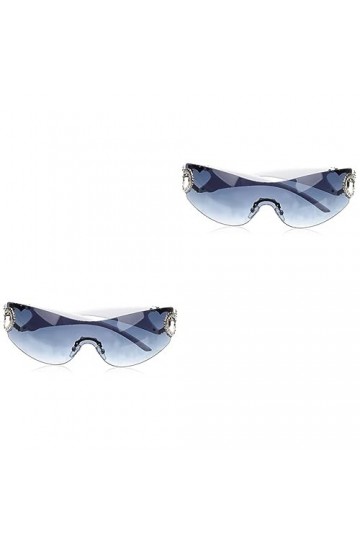 GALPADA 2 Pièces Été Lunettes De Soleil De Quai Pour Femmes Lunettes De Soleil Unisexes Lunettes De Soleil De Mode Pour Femme