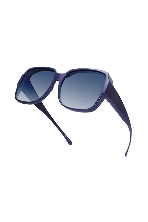 Surlunettes de Soleil Lunettes de Soleil Homme Polarisées Clip Lunettes de Soleil Femme Clip Solaire pour Lunettes de Vue Att