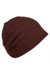 LOEVENICH Bonnet tendance pour femme en pure laine vierge 7 couleurs - Rouge - Taille Unique