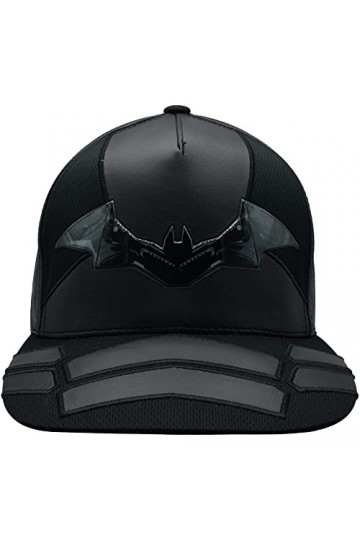 Concept One The Batman Dad Casquette de baseball avec bord plat pour adulte Noir Taille unique