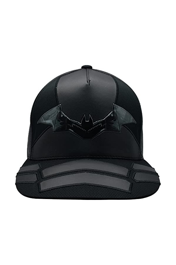 Concept One The Batman Dad Casquette de baseball avec bord plat pour adulte Noir Taille unique