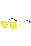 Mode Petites Lunettes De Soleil Ovales Femmes Hommes Mode Nuances Dames Alliage Lunettes De Soleil Or Gris Lunettes De Soleil