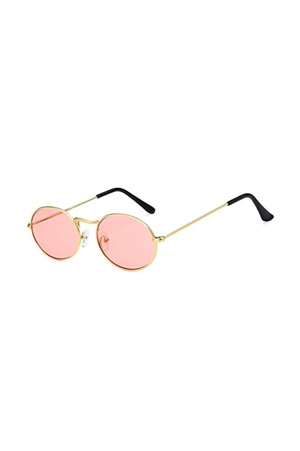 Mode Petites Lunettes De Soleil Ovales Femmes Hommes Mode Nuances Dames Alliage Lunettes De Soleil Or Gris Lunettes De Soleil