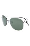 eyekepper cerclees Titanium Cadre Style Pilote lunettes de soleil polarisees Noir-G15