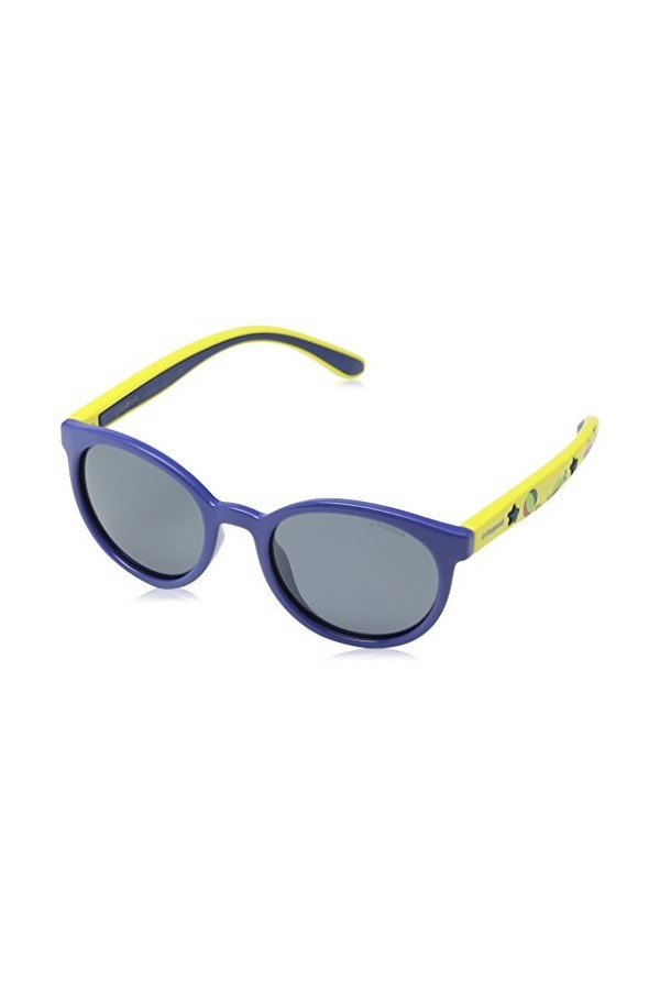 Polaroid PLD 8014/s Sunglasses, MC1/JY Blue Yellow, 46 Unisex