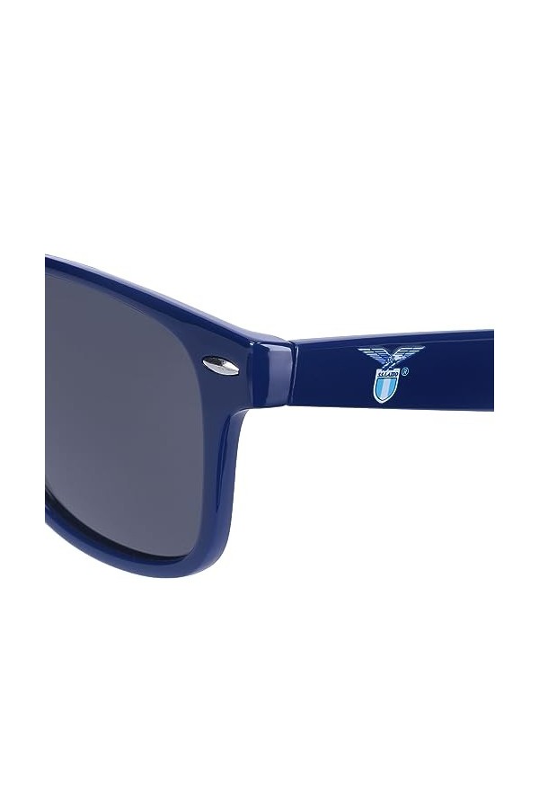 Only4fan S.r.l. Lunettes de Soleil Adulte SS Lazio, Bleu, L Mixte