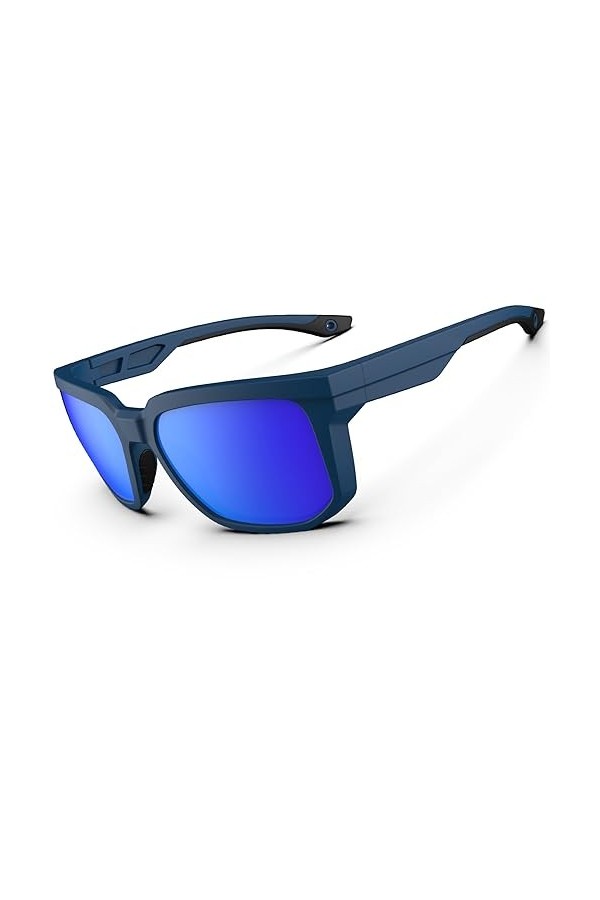 HAAYOT Lunettes de soleil polarisées pour homme et femme - Protection UV 100 % flexible et légère - Monture TR90 - Pour condu