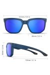 HAAYOT Lunettes de soleil polarisées pour homme et femme - Protection UV 100 % flexible et légère - Monture TR90 - Pour condu