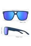 HAAYOT Lunettes de soleil polarisées légères pour homme et femme, monture TR90, protection UV pour la conduite, la pêche, le 