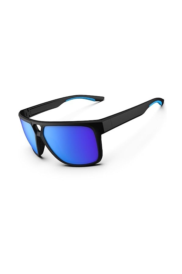 HAAYOT Lunettes de soleil polarisées légères pour homme et femme, monture TR90, protection UV pour la conduite, la pêche, le 