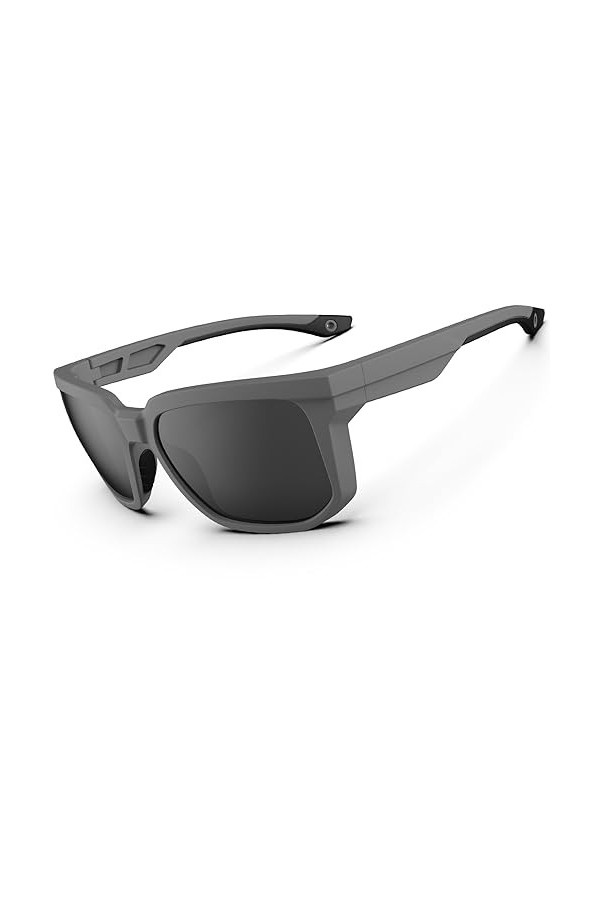 HAAYOT Lunettes de soleil polarisées pour homme et femme - Protection UV 100 % flexible et légère - Monture TR90 - Pour condu