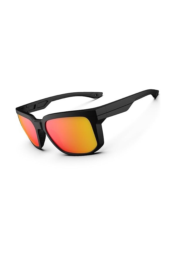 HAAYOT Lunettes de soleil polarisées pour homme et femme - Protection UV 100 % flexible et légère - Monture TR90 - Pour condu