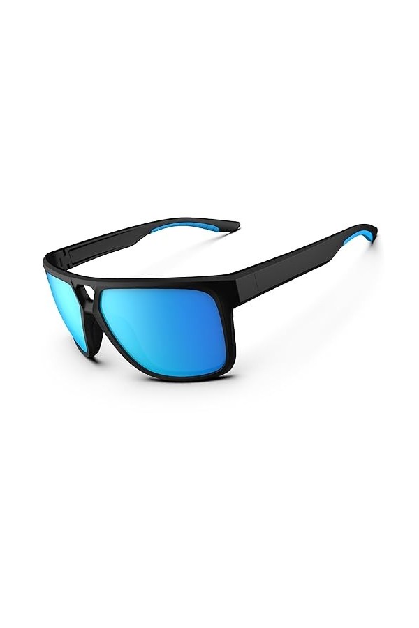 HAAYOT Lunettes de soleil polarisées légères pour homme et femme, monture TR90, protection UV pour la conduite, la pêche, le 
