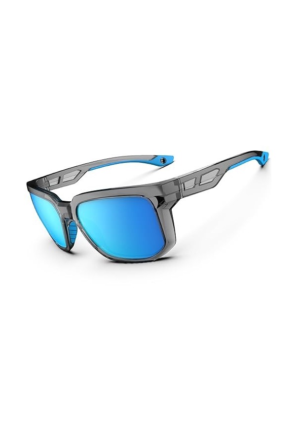 HAAYOT Lunettes de soleil polarisées pour homme et femme - Protection UV 100 % flexible et légère - Monture TR90 - Pour condu