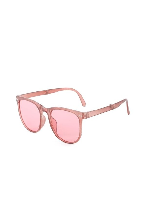 Lunettes De Soleil Femme Lunettes De Soleil Pliantes Lunettes De Soleil Portables Pour Femmes Lunettes DExtérieur Rose