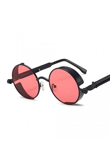 ANICHE Lunettes de soleil pour femmes, lunettes de soleil vintage rondes en métal, lunettes de soleil classiques gothiques st