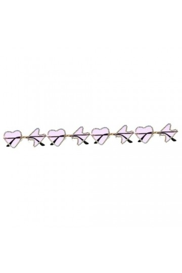 CALLARON 4 Paires De Lunettes De Soleil Hip Hop Ornements De Fête Lunettes De Soleil Pour Femmes Lunettes De Fête Irrégulière