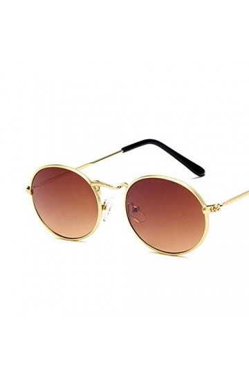 ANICHE Lunettes de Soleil pour Femmes, 2021 Femmes Bonbons Couleur Lunettes de Soleil Nouveau Métal Petit Ovale Lunettes de S